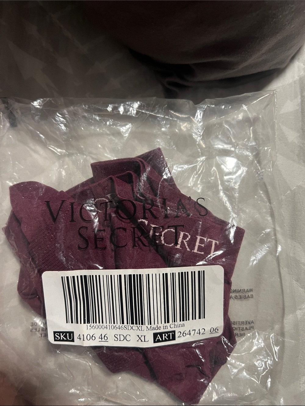 Victoria's Secret panties Burgundy